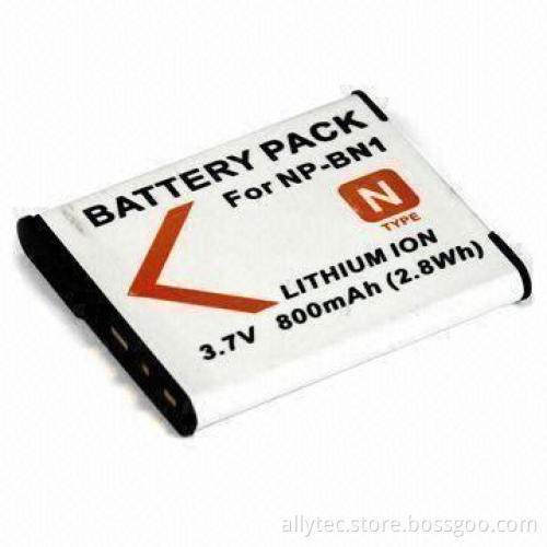 Digital Battery with 3.7V Voltage, 800mAh Capacity, Grey Color Available